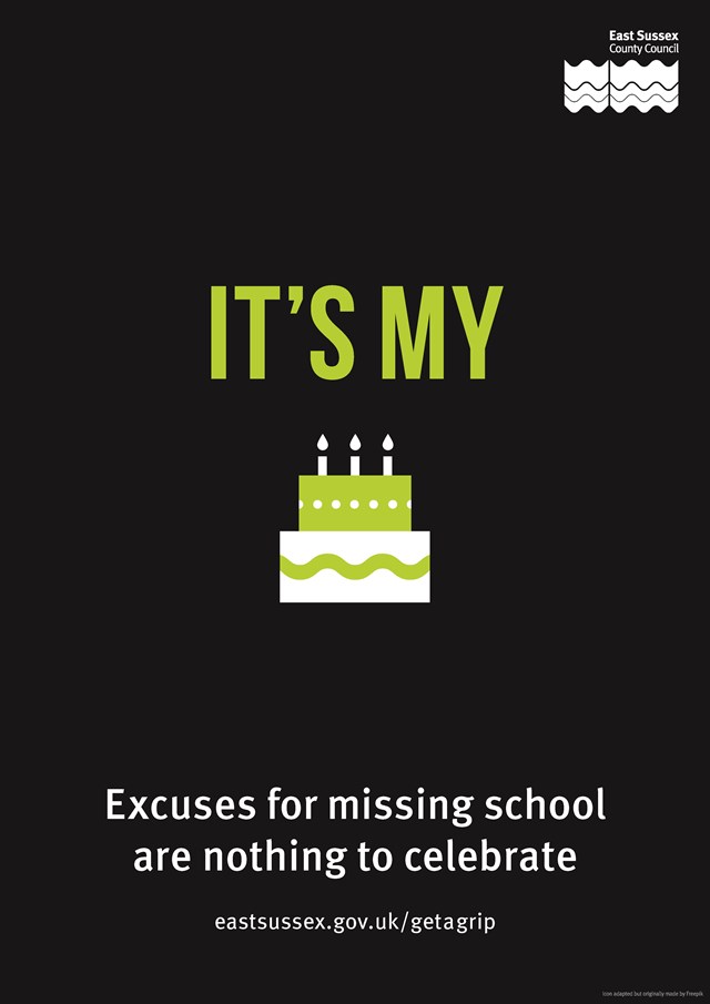 ESCC School attendance - Poster - P3 - It's my birthday
