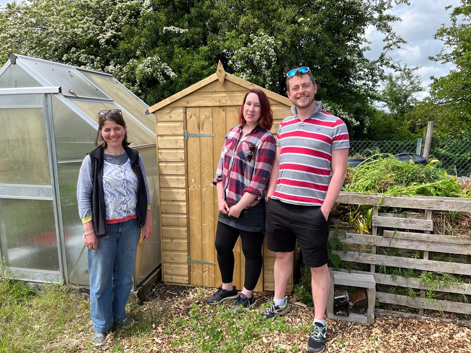 Lucy with volunteers from Nature & Nurture Activities