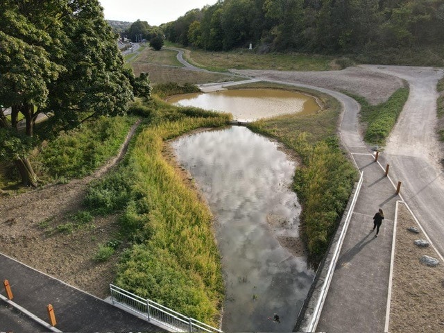 Wild Park Rainscape Sept 2025 - drone (c) BHCC