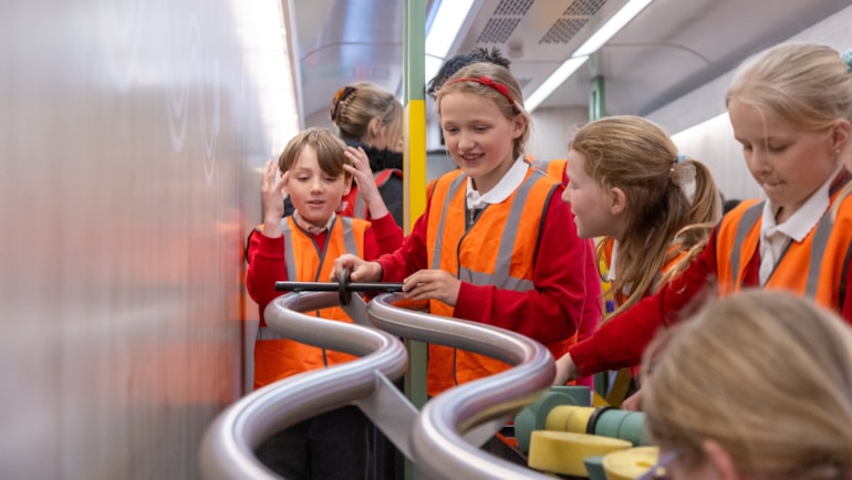 Inspiration visits Porterbrook’s Long Marston Rail Innovation Centre