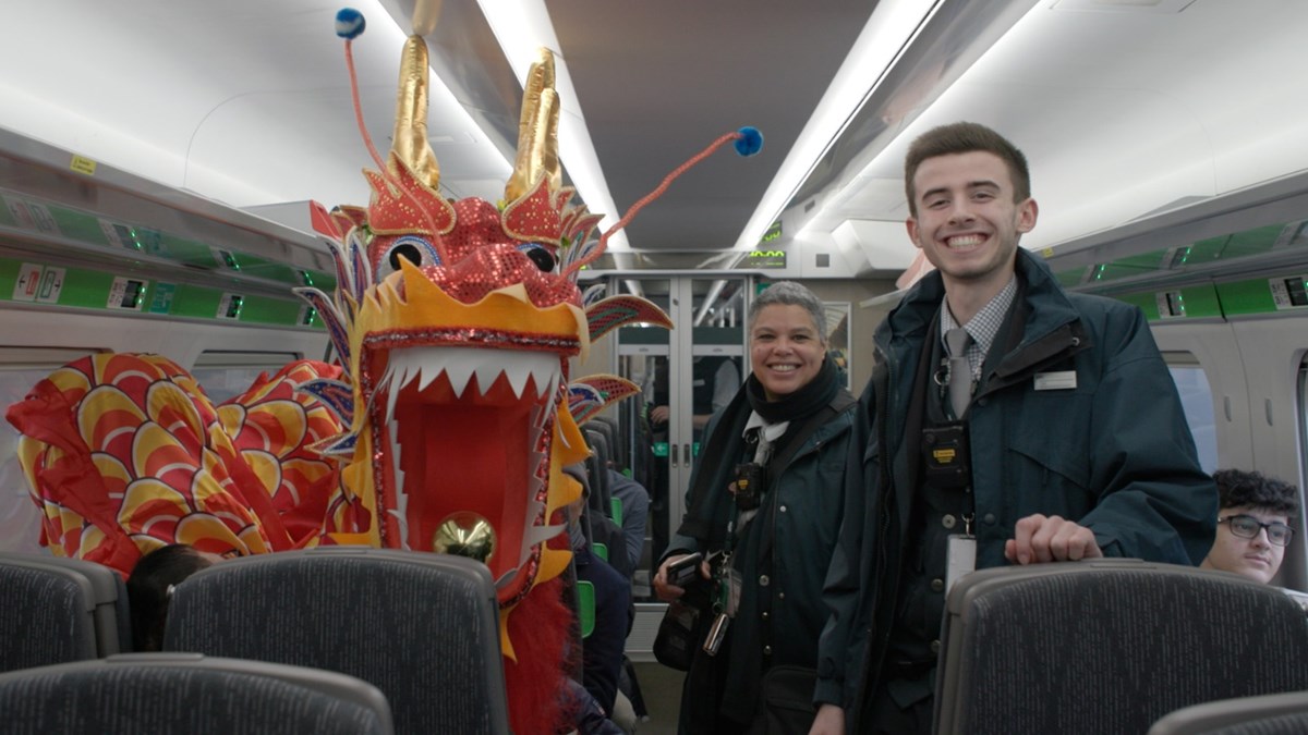 Dragon and GWR crew