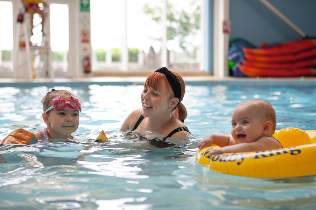 Indoor pool at Lydstep Beach