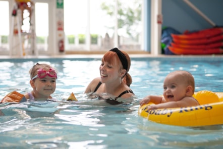 Indoor pool at Lydstep Beach