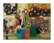 Caroline Walker, Imaginative Play I, 2024, Oil on linen, 190 x 245 cm, Credit Line: © Caroline Walker. Courtesy the Artist; GRIMM, Amsterdam/New York/London; Ingleby Gallery, Edinburgh; and Stephen Friedman Gallery, London and New York. Photo: Peter Mallet: Caroline Walker, Imaginative Play I, 2024, Oil on linen, 190 x 245 cm, Credit Line: © Caroline Walker. Courtesy the Artist; GRIMM, Amsterdam/New York/London; Ingleby Gallery, Edinburgh; and Stephen Friedman Gallery, London and New York. Photo: Peter Mallet