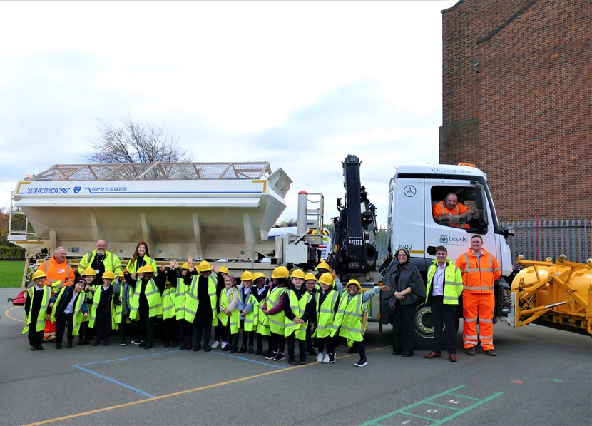 Leeds primary school students launch ‘Name the Gritter’ competition: Gritter