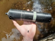 Image 1 - smolt tag and acoustic listening device: Image 1 - smolt tag and acoustic listening device