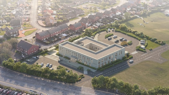 Update from Staffordshire and Stoke-on-Trent Integrated Care Board: Burntwood Health Centre: Burntwood 3D Rendering