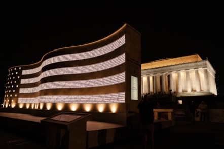 National Military Monument at Night