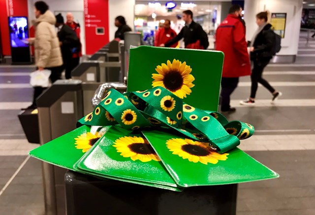 Sunflower lanyards and ticket holders 2