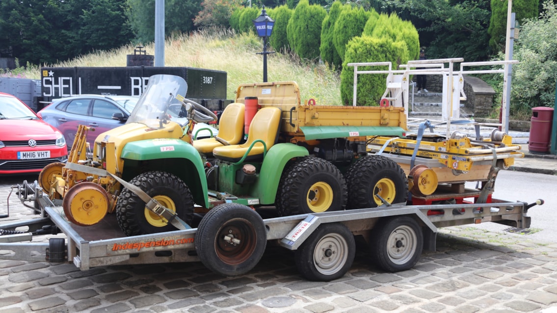 East Lancashire heritage railway donated modern equipment to help secure its future: A surplus piece of railway plant equipment presented to the ELR