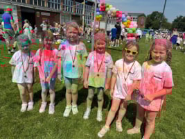 Colour fun at Onthank Primary raises over £7,000 for the school!