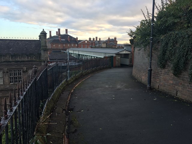Dana footbridge reopened as Network Rail completes latest phase of refurbishment work at historic Shrewsbury station: Dana Footbridge 3