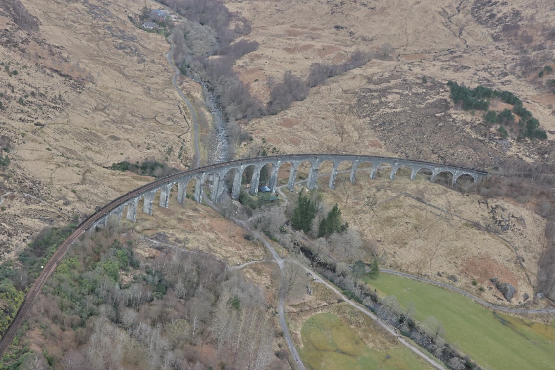 Glenfinan Viaduct air ops (3)