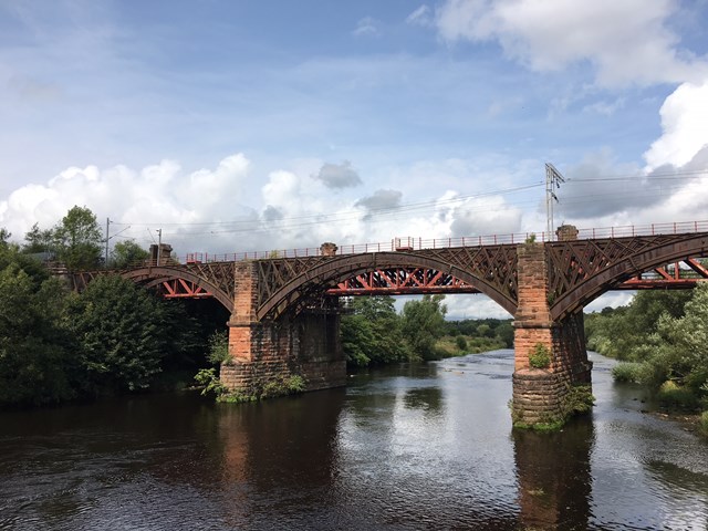 Railway bridge work has bearing on Clyde viaduct’s future: IMG 5332