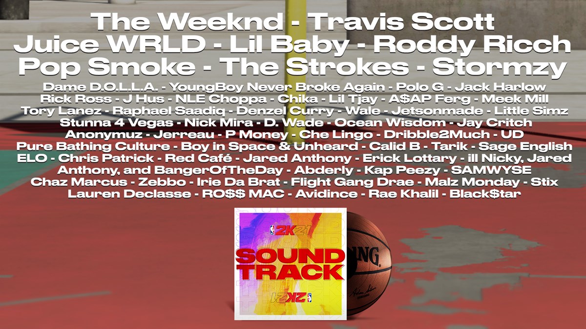 NBA 2K21 Soundtrack - Artists