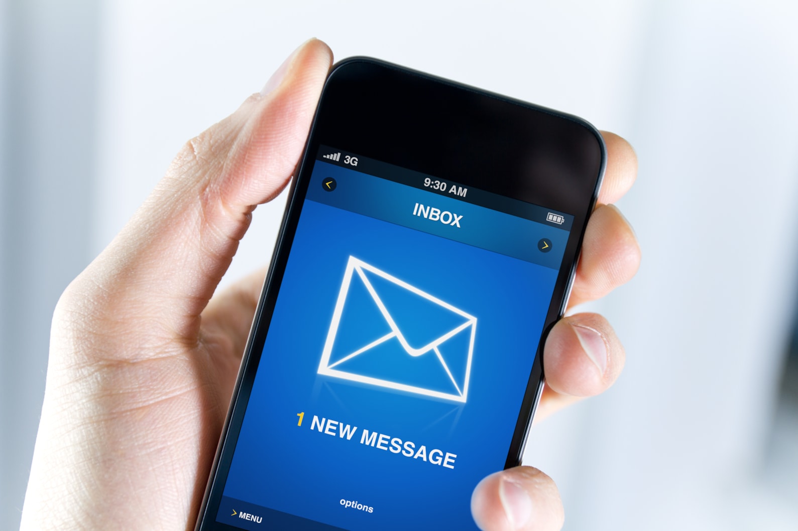 Beware of coronavirus related cyber crime 2  (image): A message on a phone
