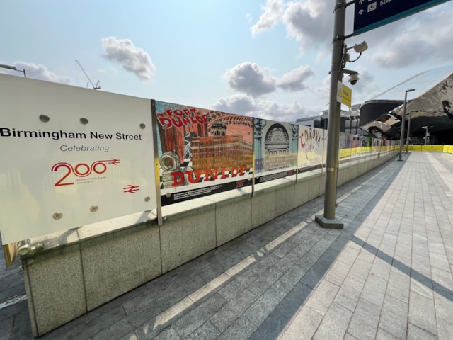 Full length of Railway 200 artwork panels: Full length of Railway 200 artwork panels