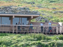 Isle of May visitor centre A: Free use, copyright Scottish Natural Heritage (SNH).