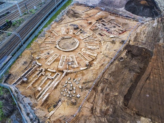 Curzon Street roundhouse drone footage June 2020: Credit: McAuliffe
(historic, turntable, roundhouse, locomotive, old station, station, drone, birmingham)
Internal Asset No. 15881