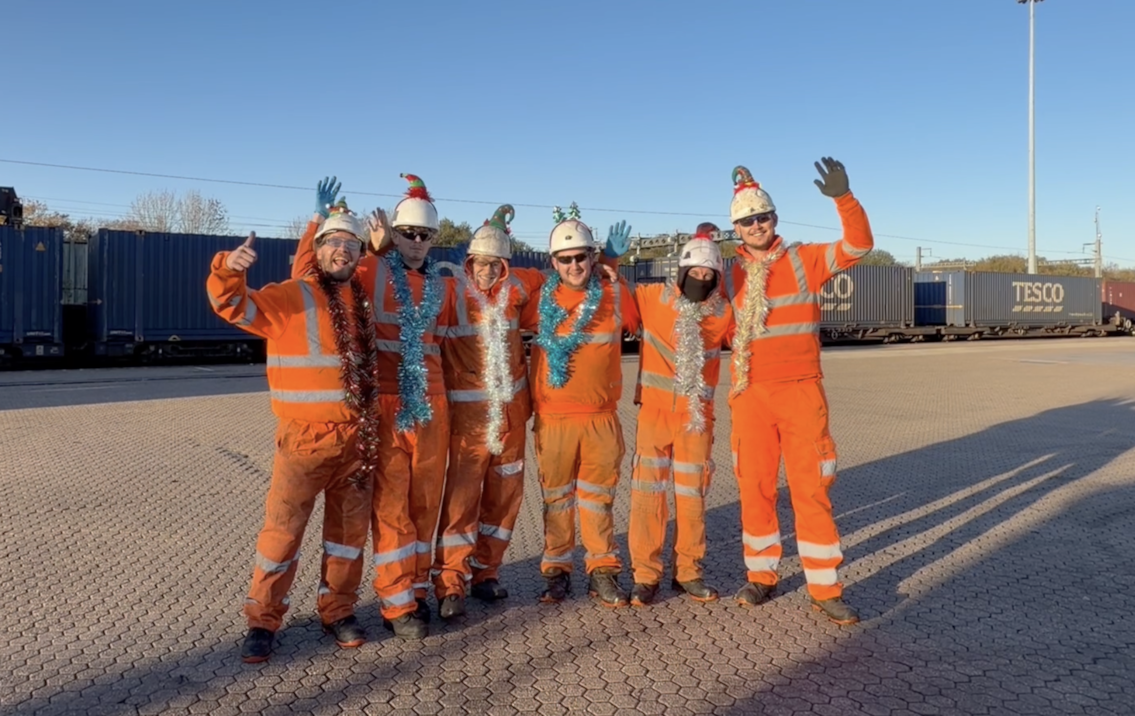 Freight Christmas Wentloog team