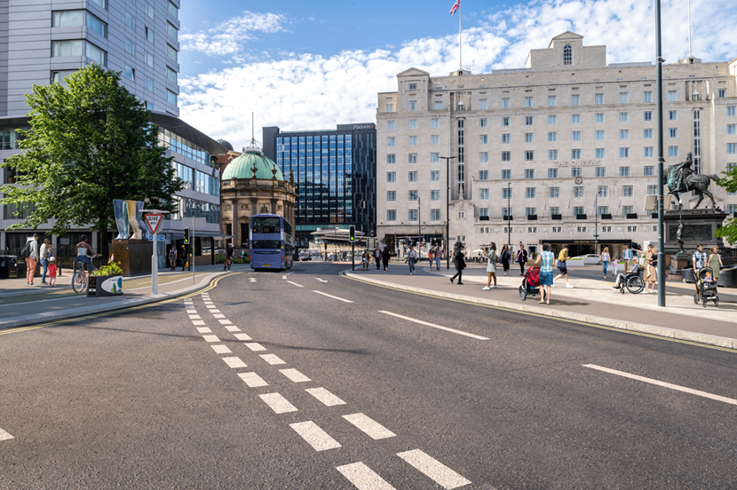 City Square update: final phase of surfacing begins: City Square Visualisation-2
