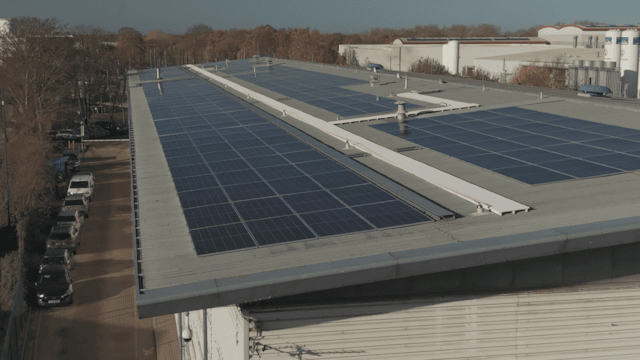 TfL Image - Solar panels up close