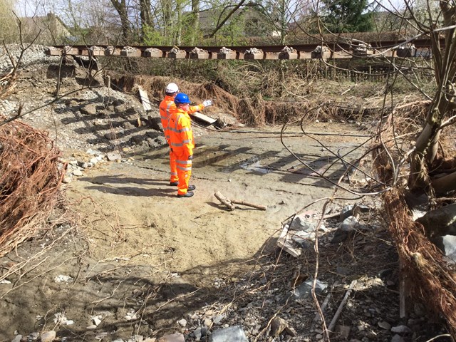 Major repair work to begin on Conwy Valley Line: Bill Kelly route managing director and Phil Murphy construction manager