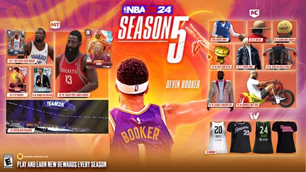 NBA 2K24 Season 5 Infographic