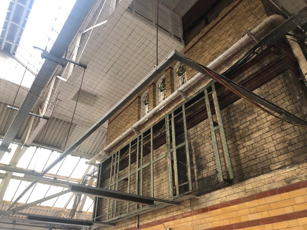 Bolton Station Work - Pigeon Netting 2