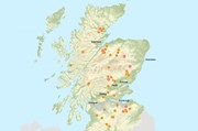 Bird of Prey Map - List: Bird of Prey Poisoning Incidents Scotland 2009-2013