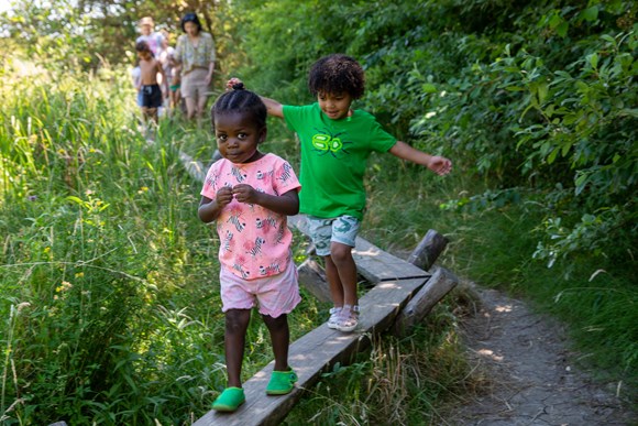 Discover the wonders of the London Wetland Centre and National Trust places for less when travelling there by public transport: TfL Image - London Wetlands Centre - KidsWildWalk