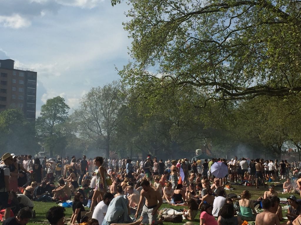 Busy London Fields