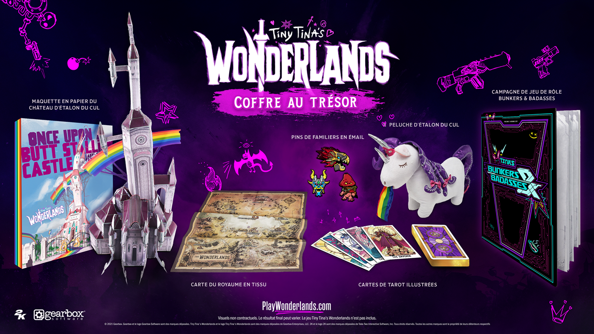 2K TINY TINA'S WONDERLANDS COFFRE AU TRESOR DE TINY TINA Visuel