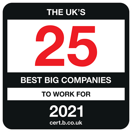 UK's 25 Best Big Companies to Work For 2021