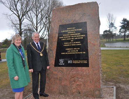 Official opening for £86million Elgin flood scheme