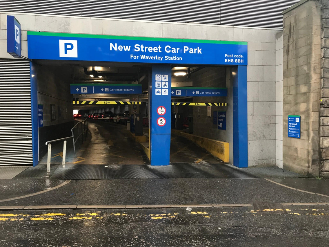 Edinburgh Waverley supports key workers with free parking: Waverley car park