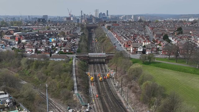 Rail services to continue during Transpennine Route Upgrade work between Leeds and York: Neville Hill Marsh Lane Cutting 1