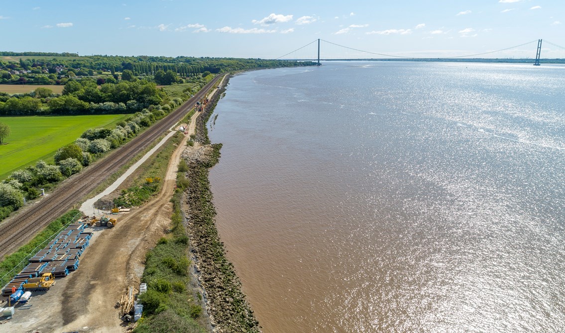Hessle Foreshore footpath