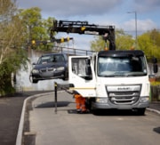 TfL Image - Vehicle being clamped 1: TfL Image - Vehicle being clamped 1