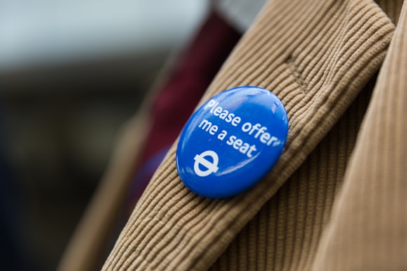 TfL Image - Please Offer Me a Seat badge