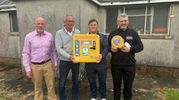 PDM Huws Gray Group donates life-saving community defibrillator