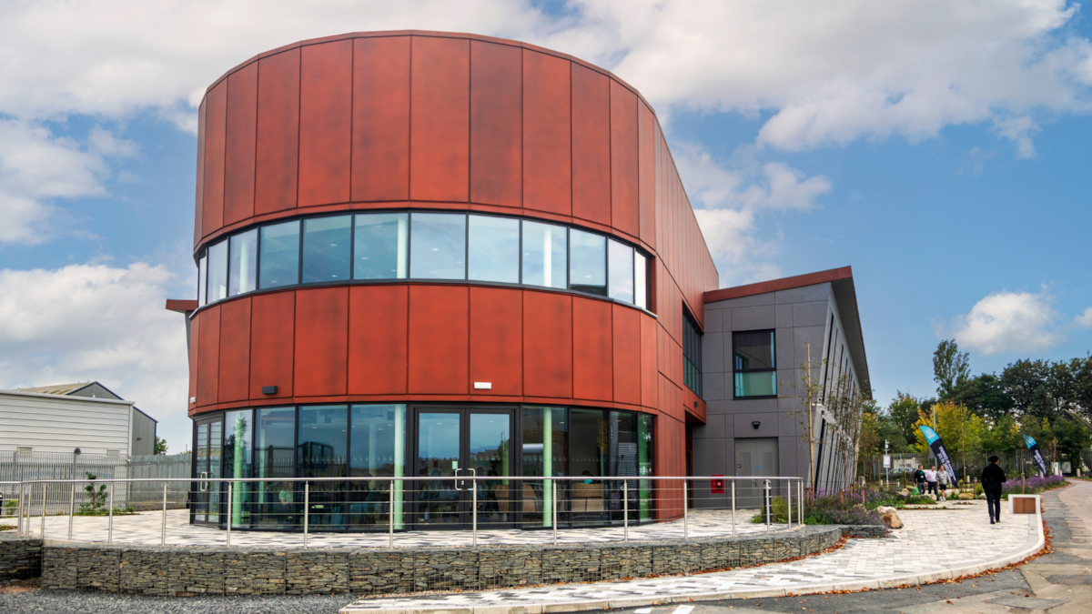 An external shot of the University of Cumbria's Barrow campus