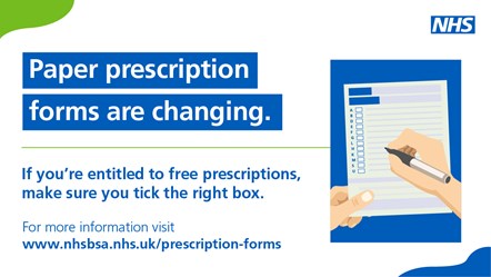 Social media image: Paper prescription forms are changing