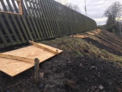 19 Feb Foundation bases behind platform 1