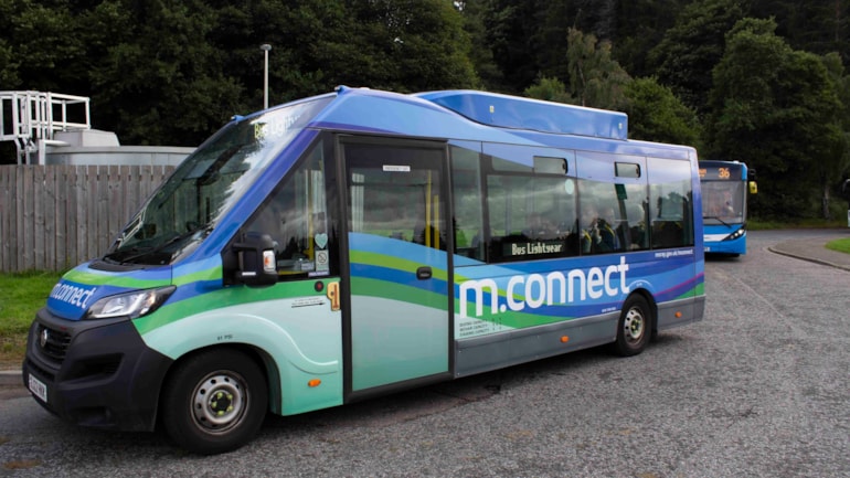Moray Council’s m.connect bus service drives into next phase