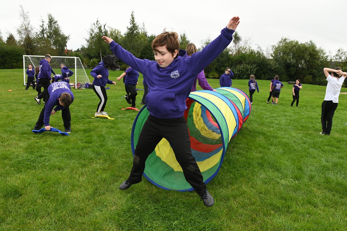 Outdoor PE lessons