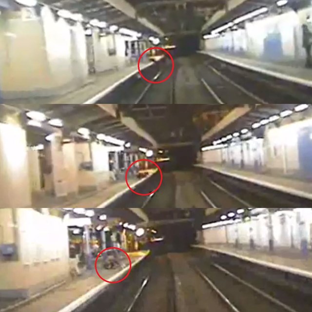 Shocking footage: Number of people risking their lives trespassing in Southend hits five-year-high: Anglia platform trespass sequence