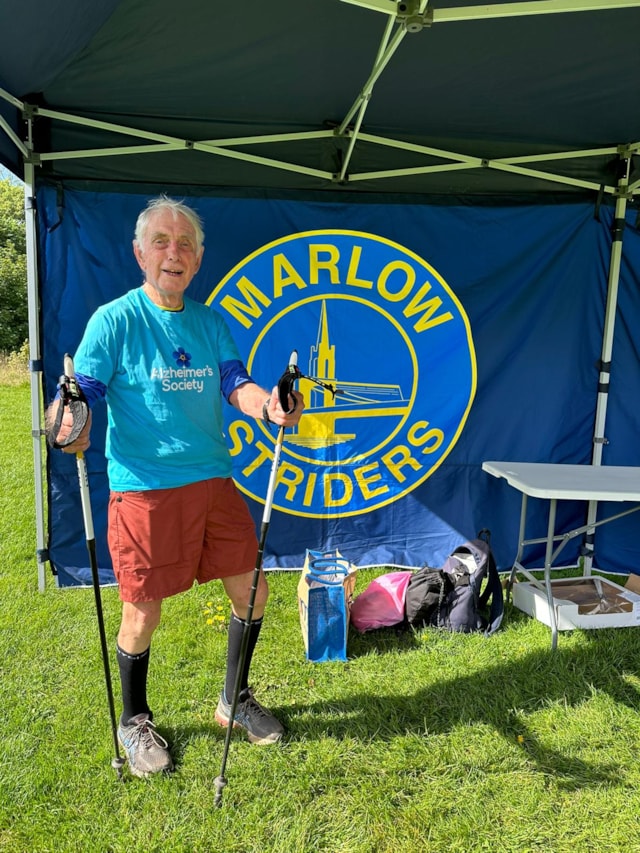 Marlow Striders, an inclusive running club Brian co-founded, organised a special celebration for his 100th parkrun-2
