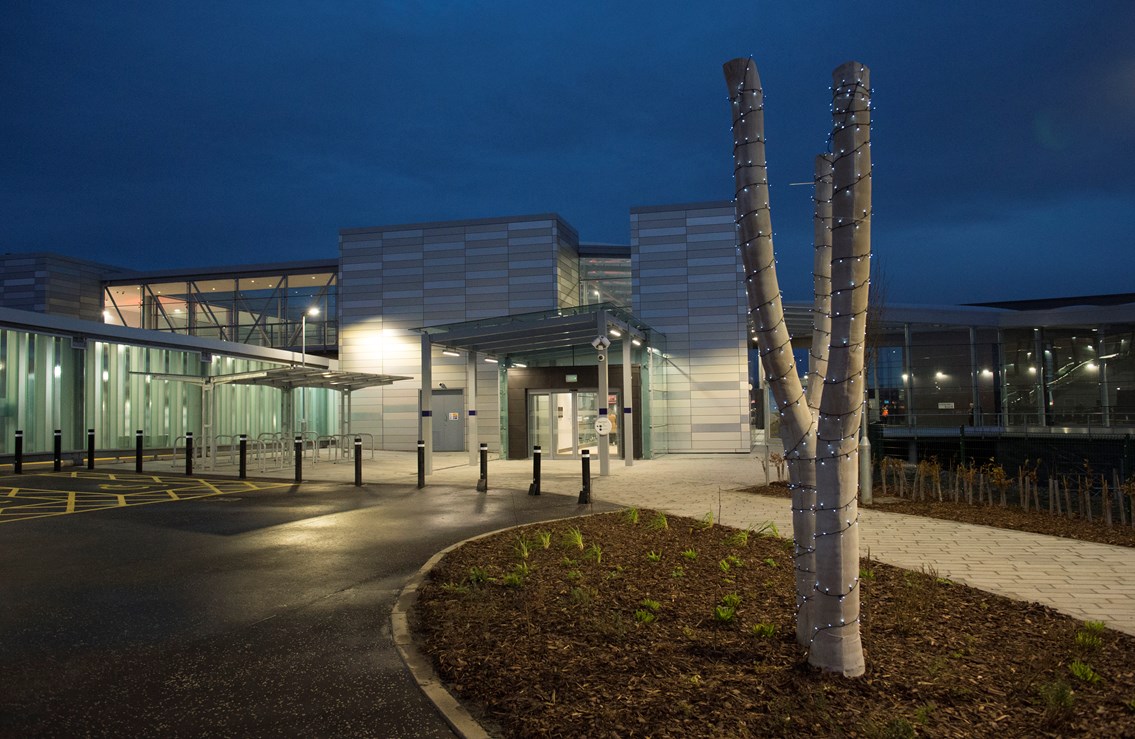 Network Rail station development scoops top engineering award: Edinburgh Gateway external