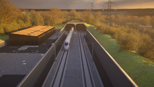 Wendover green tunnel